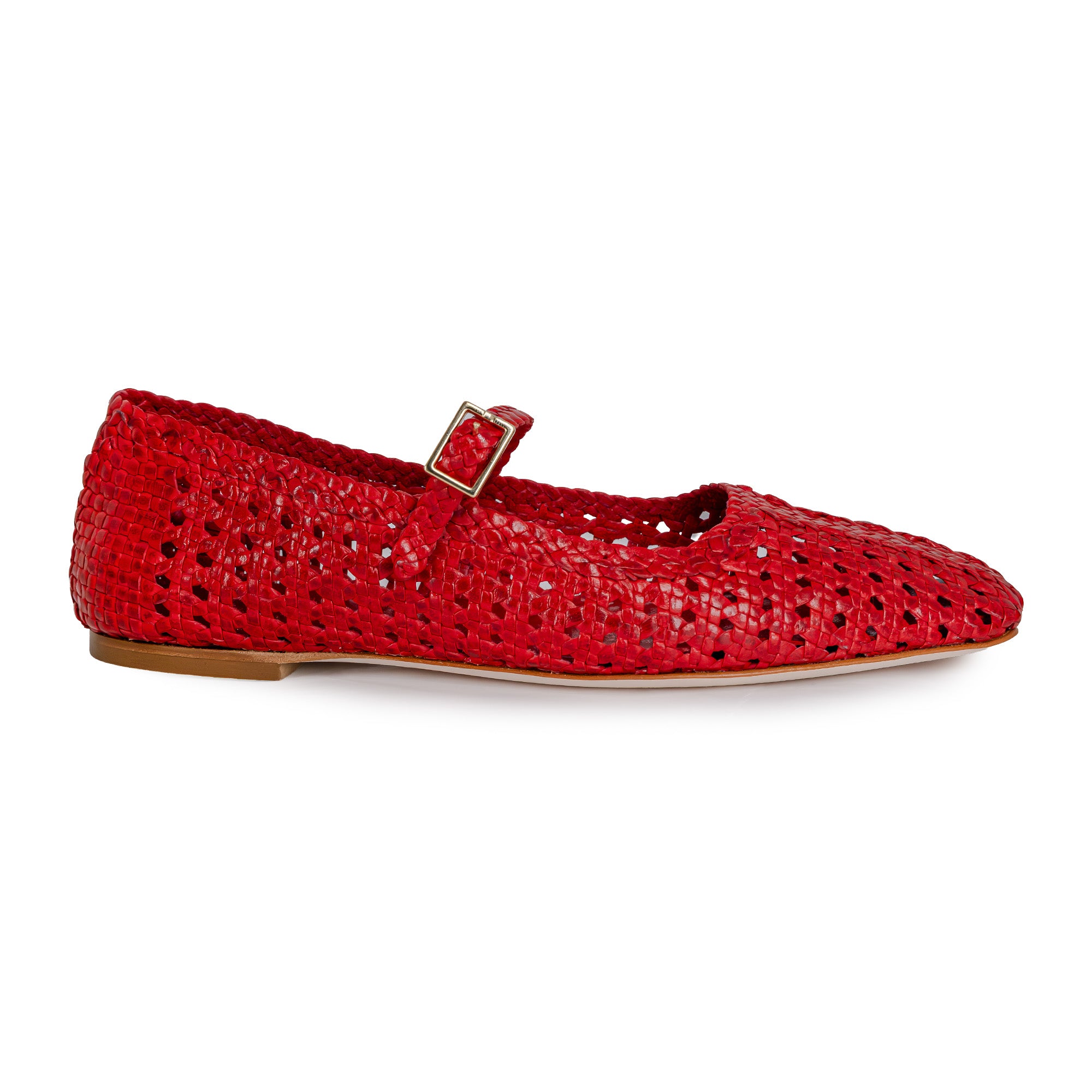 Ambra Coral Hand-woven Mary Jane – Fabio Rusconi