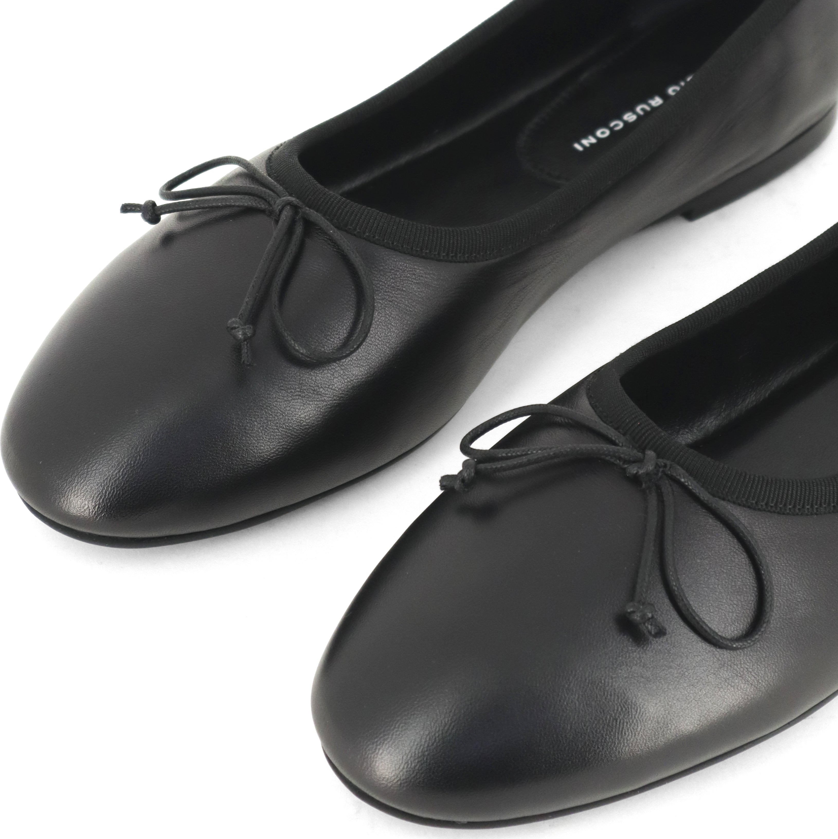 FABIO RUSCONI F-3286 Vernice-Nero 38½ Flats & Loafers – Fabio Rusconi