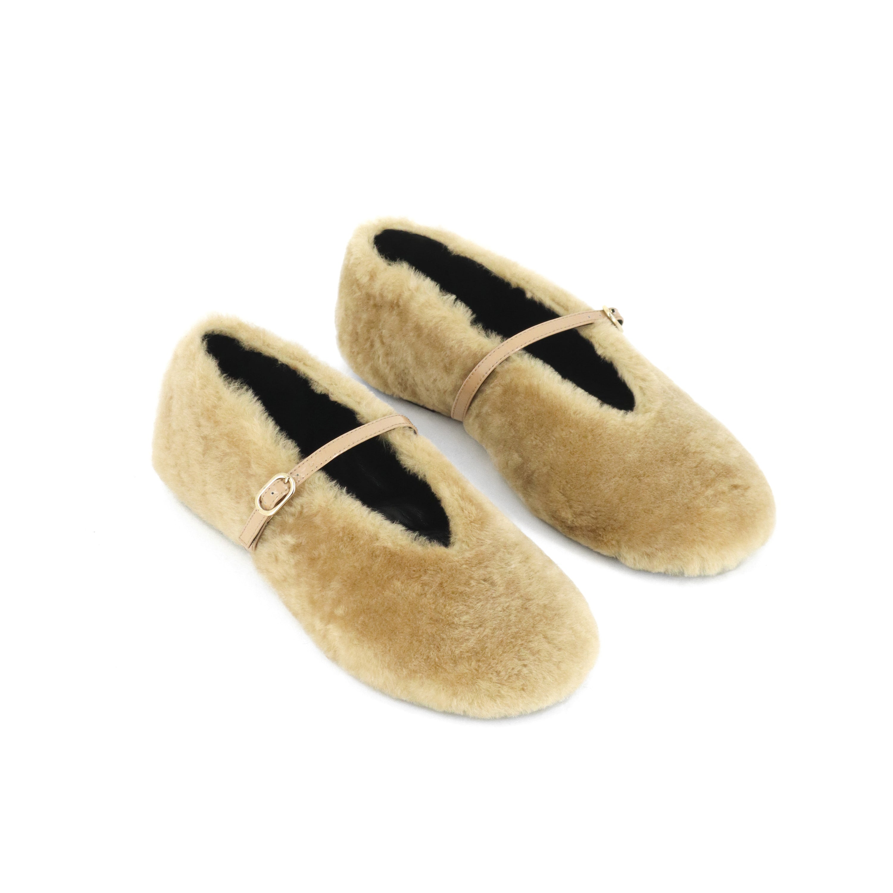 Lia Shearling Tan