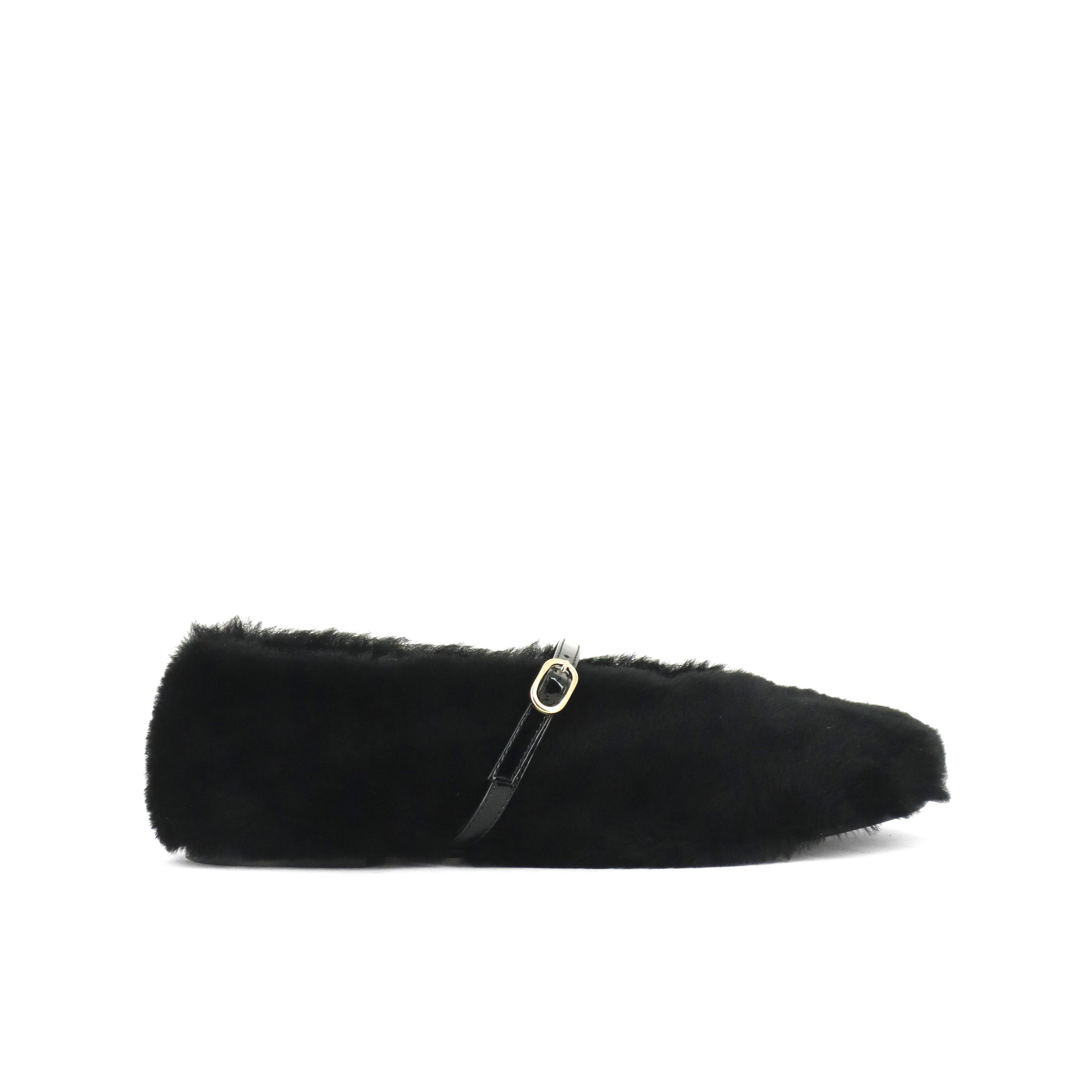 Lia Shearling Black