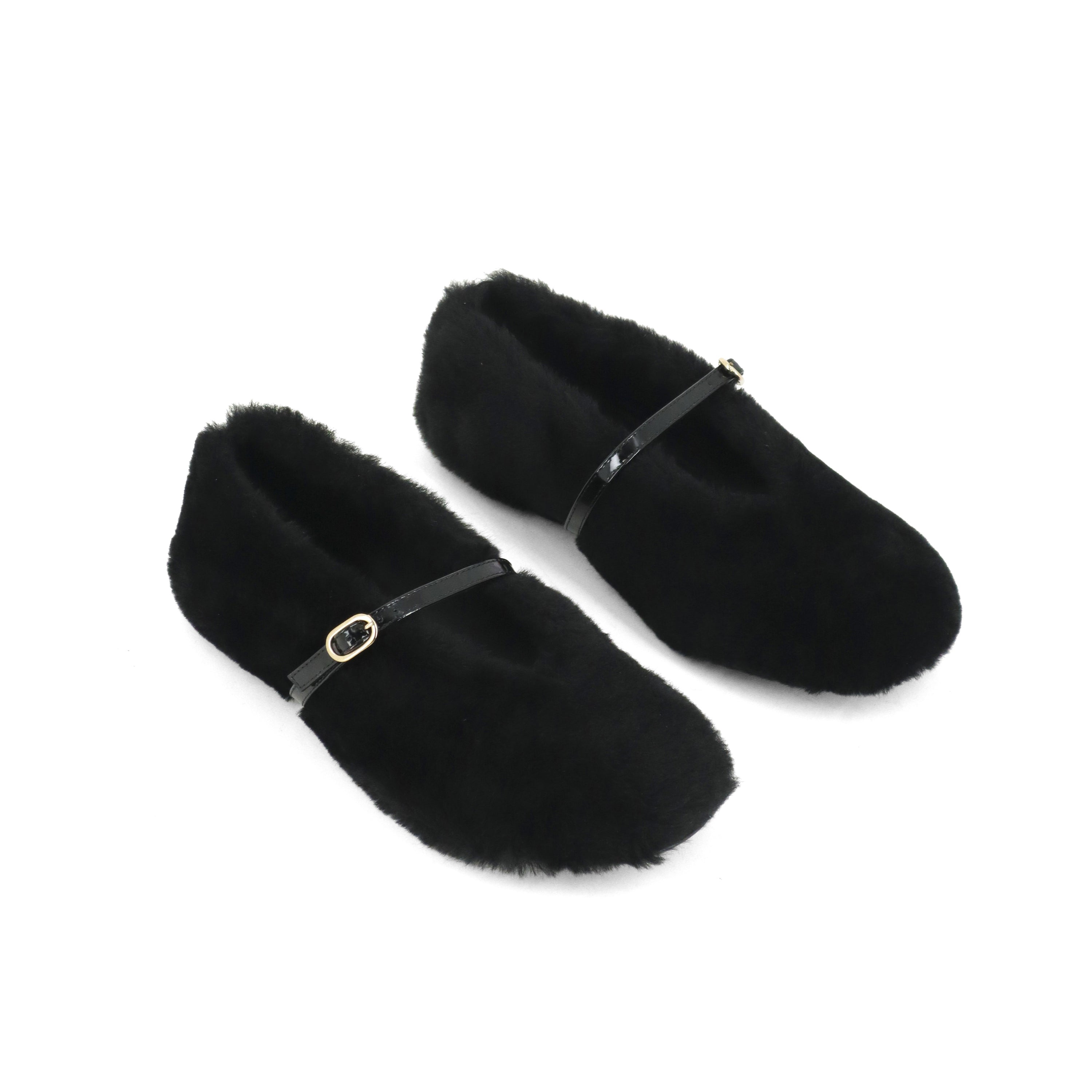 Lia Shearling Black