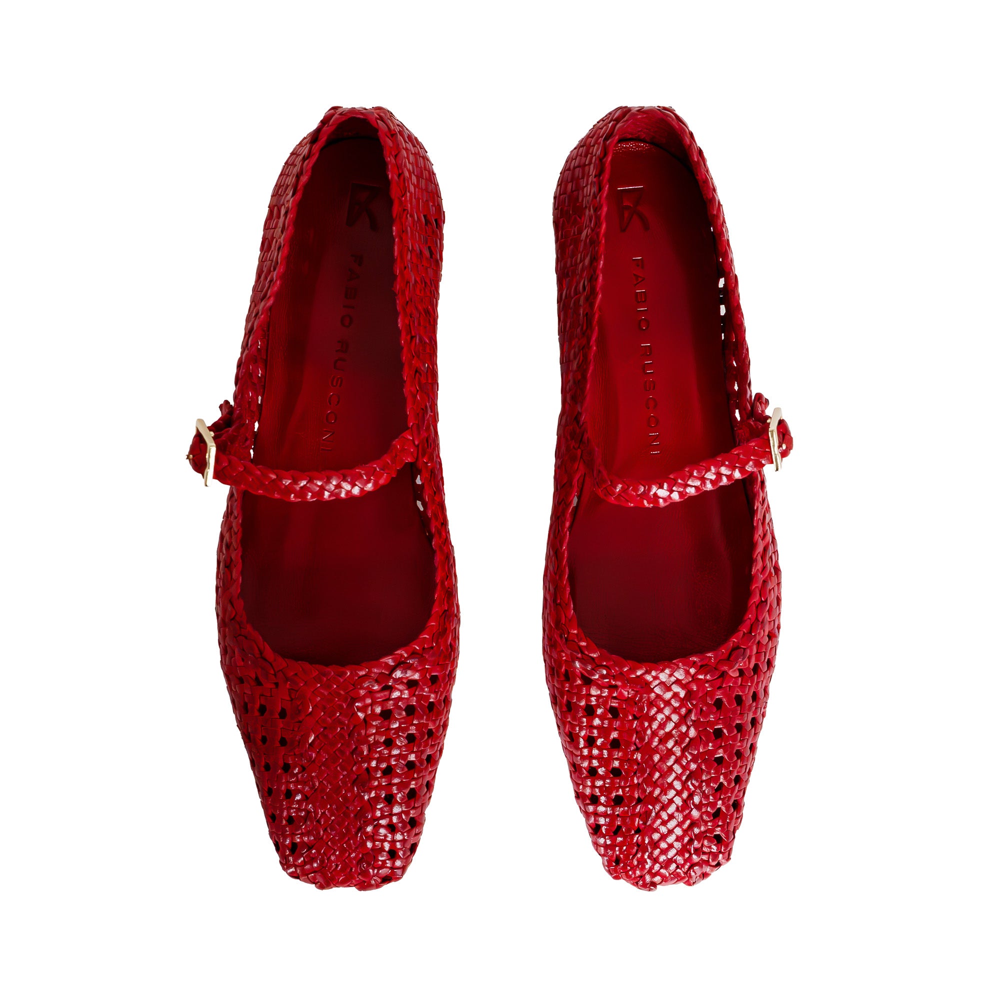 Ambra Coral Hand-woven Mary Jane – Fabio Rusconi