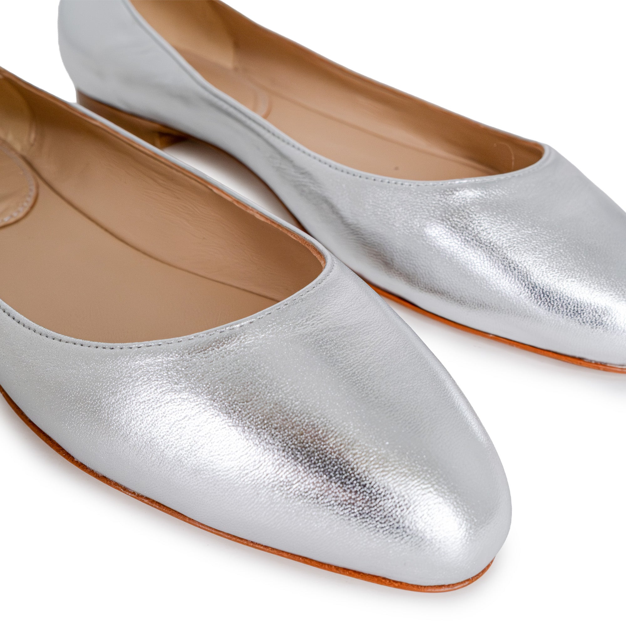 Arianna Silver Ballet flats – Fabio Rusconi