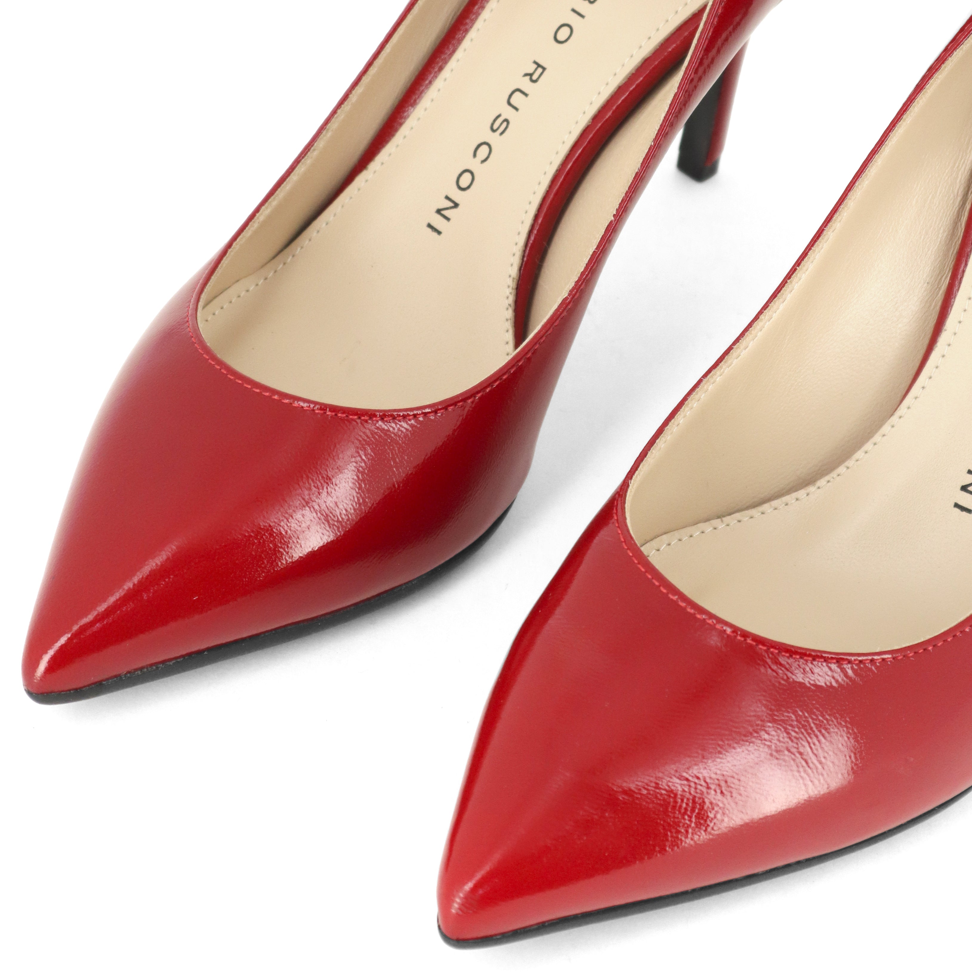 Fabio Rusconi  heel pumps 裏張り済み red Fabio Rusconi heel pumps 裏張り済み red Amazon.com | FABIO